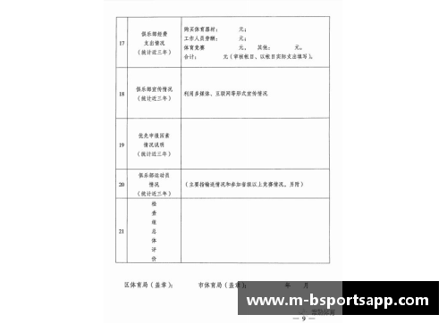 青少年体育俱乐部发展计划申请书